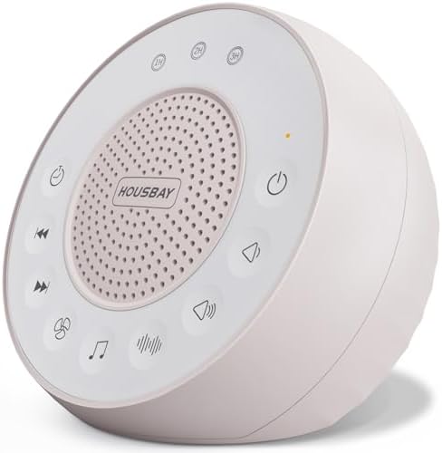 HOUSBAY Sound Machine White Noise for Sleeping, Pink by HOUSBAY