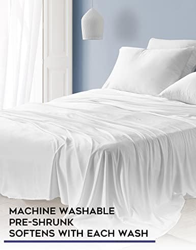 YnM Exclusive Cooling Duvet Cover for Weighted Blankets with 16 Strings (White, 48"x72") - Image 5