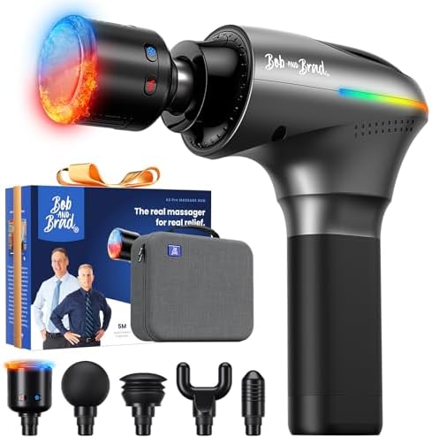 BOB AND BRAD A2 Pro Massage Gun with Heat and Cold, Pressure Sensor by BOBANDBRAD