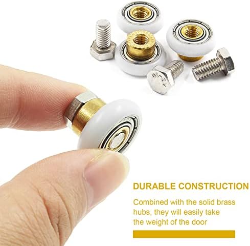 4Pcs Shower Door Roller Runners, 3/4 Inch, 19mm x 5mm - Image 5