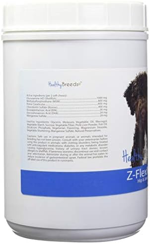 Healthy Breeds Lagotti Romagnoli Z-Flex Max Dog Hip and Joint Support 180 Count - Image 3