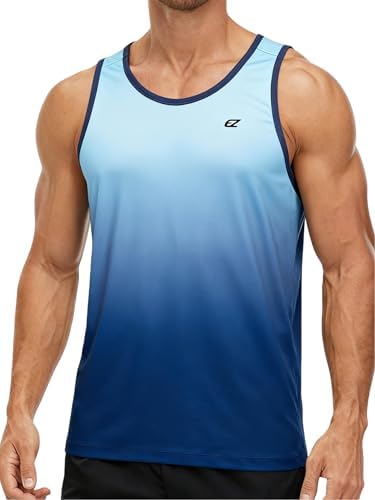 EZRUN Men's Quick Dry Workout Tank Top UPF 50+ Sweat-Wicking Gym Shirt - Image 4