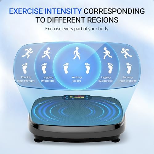 Homesy Vibration Plate Exercise Machine Shake Plate for Lymphatic Drainage - Image 3