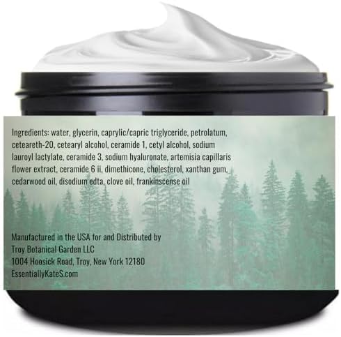 Cedarwood + Clove + Frankincense "Woodland Blend" Lotion 4 oz - enriched with Ceramide 1, 3, and 6II - a grounding body therapy crafted to restore inner balance. Rooted in warm, earthy botanicals. - Image 2