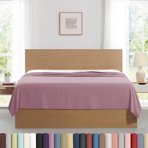 King Flat Sheets Only 2 Pack Microfiber Oversized Hotel Quality Lavender by SouthshoreFineLivingInc