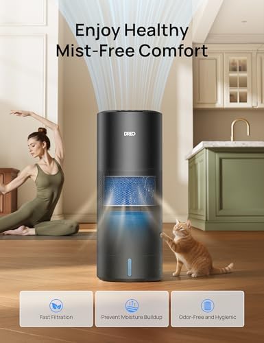 DREO Smart Evaporative Humidifier for Large Room up to 1000ft², 10L Tank - Image 4
