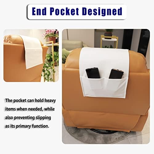 Velvet Recliner Head Pillow with Non-Slip Base - Adjustable Neck Support for Pain Relief in Home, Office and Travel (Nature White) - Image 6