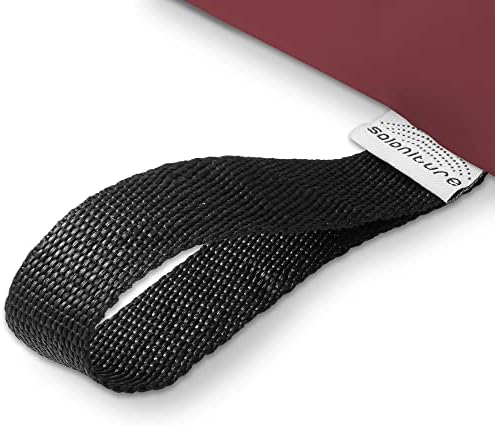 Saloniture Half Round Massage Table Bolster Pillow Pad - 26 x 6 x 3 Inch - Burgundy - Image 3