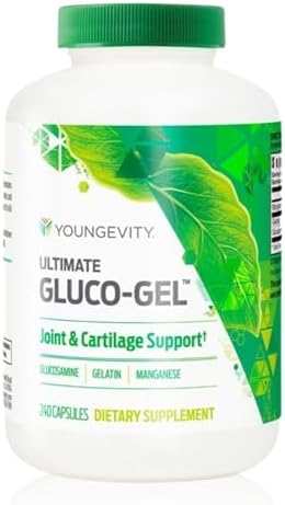 Youngevity Ultimate Gluco-Gel Glucosamine Gelatin Support, 240 Capsules by Youngevity