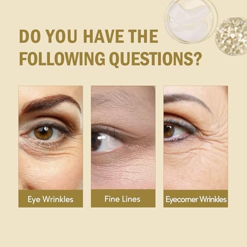Yeokoe Under Eye Patches for Dark Circles,Puffy Eyes,20 Pairs Face Masks SkinCare With Collagen and Retinol for Anti wrinkles Smooth Fine Lines - Image 4