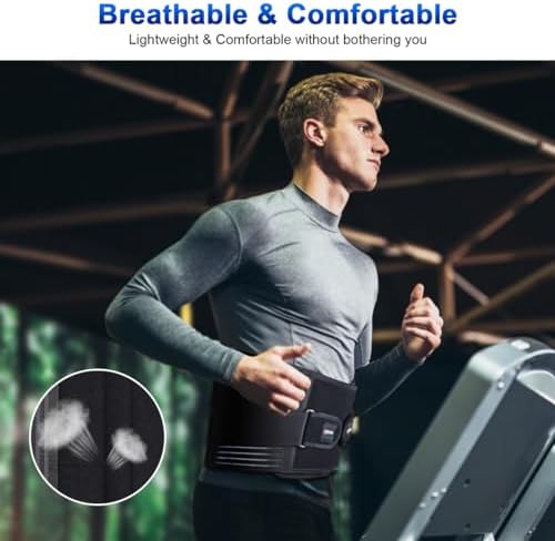 Back Braces for Men and Women, Back Support Belt for Lower Back Pain Relief with 6 Stays, Breathable Lumbar Support Belt with Dual Adjustable Straps for Sciatica,Herniated Disc(S) - Image 2
