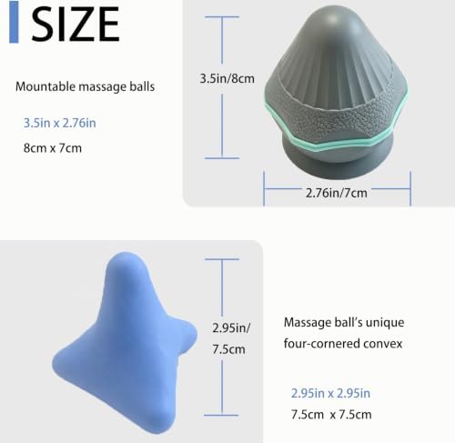 2Pcs Trigger Point Massage Tool, Massager Ball for Psoas Myofascial Release - Image 2