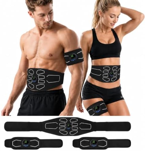 Electronic Muscle Stimulator, Abs Toner, Full Body Fitness Gear Men Women by MarCoolTripMZ