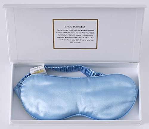 ZIMASILK Adjustable 100% 22 Momme Mulberry Silk Sleep Mask by ZIMASILK