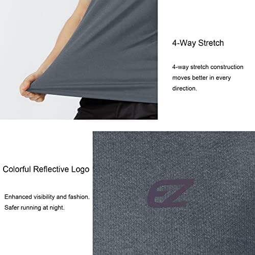 EZRUN Men's Quick Dry Workout Tank Top UPF 50+ Sweat-Wicking Gym Shirt - Image 6