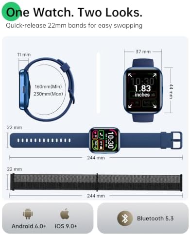 Smart Watches for Men Women (Android/iOS), Fitness Watch, Health Tracker - Image 6