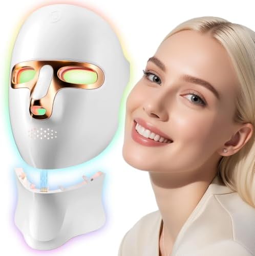 ONLUKY Red Light Therapy Mask USB-C Rechargeable LED Face Mask by onluky