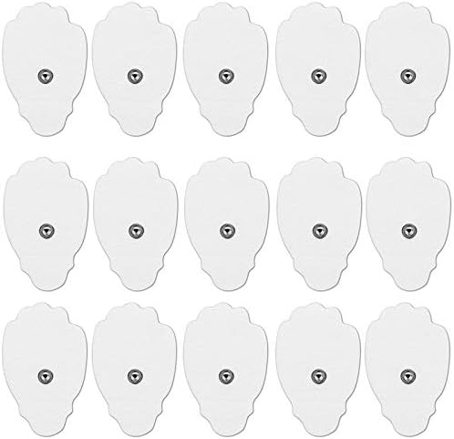 20 Pieces TENS Unit Replacement Pads - Universal 3.5mm Snap-on TENS Electrode Pads High Conductivity, Reusable Electrodes Pads for TENS Massager and Muscle Stimulation by LiteTour