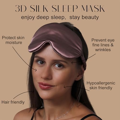 ZIMASILK Adjustable 3D 22 Momme 100% Mulberry Silk Sleep Mask - Image 3