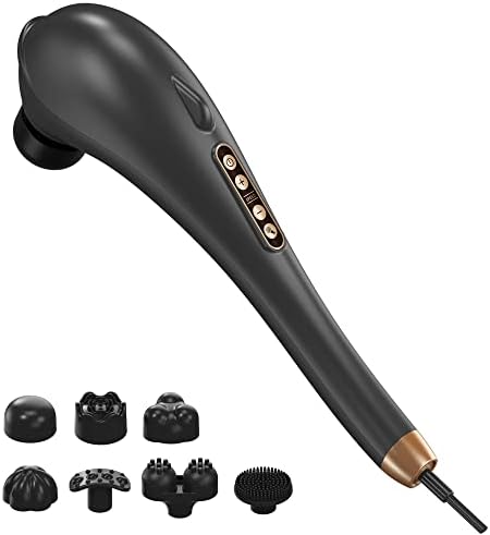 Back Massager, Deep Tissue Massager, Massage Machine for Pain Relief, Hand Held Massage Tool, Electric Percussion Body Relax Machine, Handheld Relaxation Tool by HealthyandPersonalCareProducts