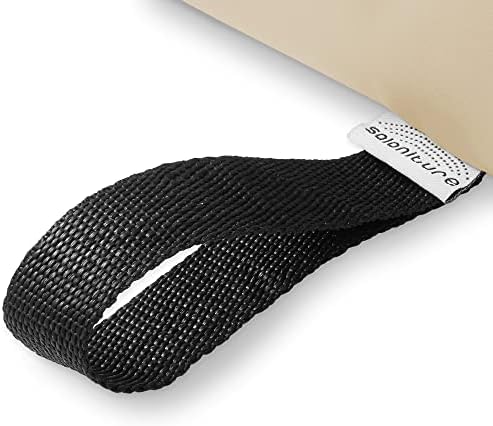 Saloniture Half Round Neck Massage Table Bolster Pillow Pad - 13 x 6 x 3 Inch - Cream - Image 3