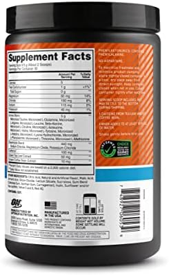 Optimum Nutrition Amino Energy Powder Plus Hydration, with BCAA, Electrolytes, and Caffeine, Tangerine Wave, 30 Servings (Packaging May Vary) (Pack of 6) - Image 3