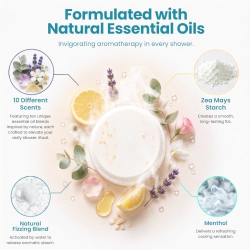 BodyRestore Shower Steamers Aromatherapy, Gifts for Women, Variety 30 Pack - Image 3