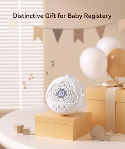 Dreamegg White Noise Machine - Portable Sound Machine Baby with Safe Silicone Cover, Features Powerful Battery, 21 Soothing Sound, Noise Canceling for Sleeping, Baby Registry Gift, Nursery, Travel - Image 7