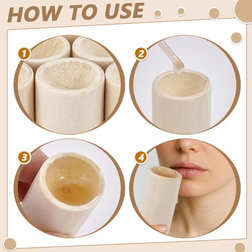 PH PandaHall 6pcs Wooden Essential Oil Diffuser, Small Fragrance DIffusers - Image 3