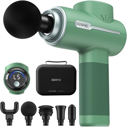 RENPHO Active Massage Gun, Percussion Back Massager Deep Tissue by RENPHO