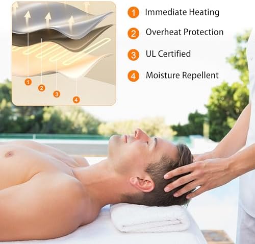 Massage Table Warmer Heating Pad Professional SPA Massage Bed Warmer Pads - Image 3