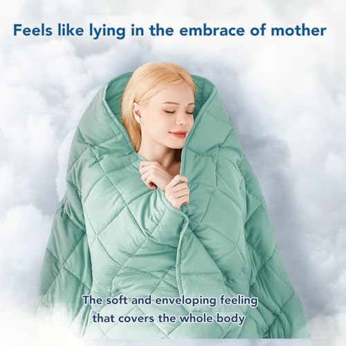 Topcee Weighted Blanket for Adults (15 lbs, 60" x 80") Queen Size Soft Cooling Heavy Blanket Sleeping, Apply to 130-160 lbs Body, Thick Breathable Blanket with Glass Bead, Easy Care - Image 4