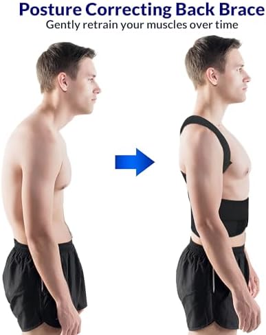 The Natural Posture Posture Corrector for Men and Women - Lumbar Back Brace and Shoulder Straightener - Helps Provide Lower Back Support and Relief - Adjustable, Comfortable and Easy to Wear - Image 2