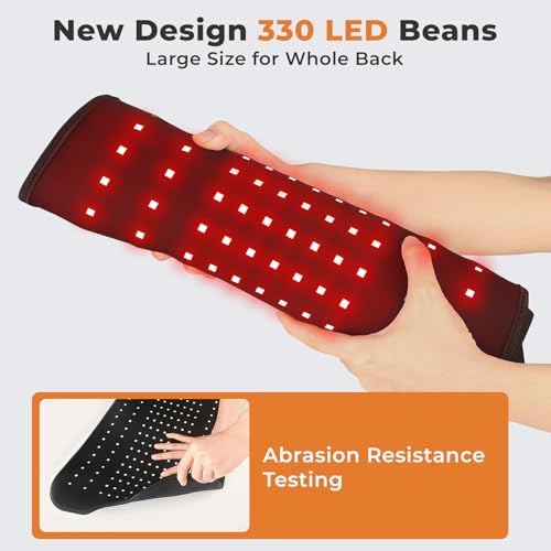 Red Light Therapy for Body, Eligible Red Light Therapy Pad, Dual Chip Grade (660nm & 850nm) Light Therapy Mat with Timer Remote Control, 31.5''×14.2'' - Image 2