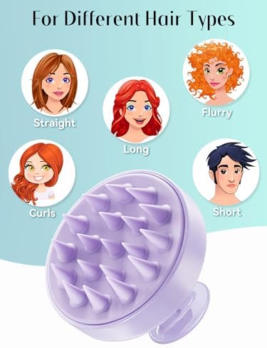HEETA Scalp Massager Hair Growth Scrubber for Dandruff Removal Hair Care - Image 6