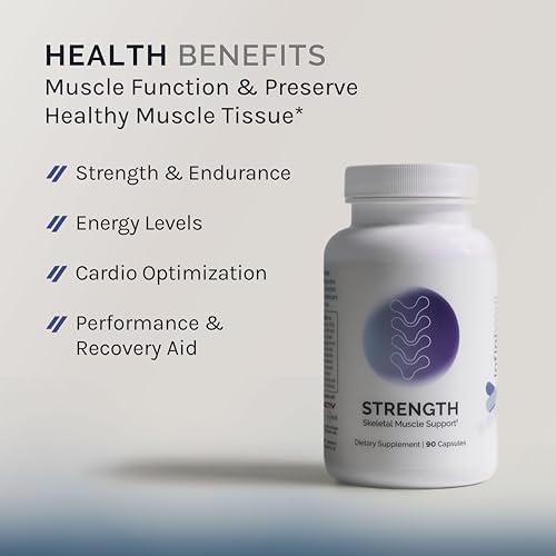 InfiniWell Strength - Muscle Recovery Supplements for Healthy Aging - HMB Supplement for Stamina, Endurance, Strength Gains & Mobility - Nourish Healthy Muscle Mass & Tissue Quality (90 Capsules) - Image 2