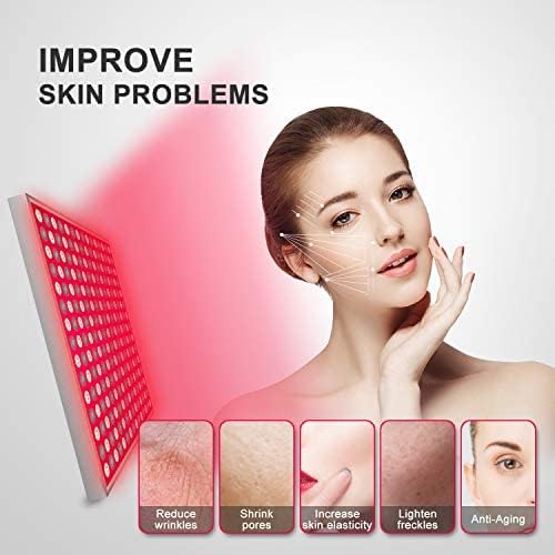45W Red LED Light Therapy Panel, Deep Red 660nm and Near Infrared 850nm LED Light Therapy Combo - FDA Registered - Image 5