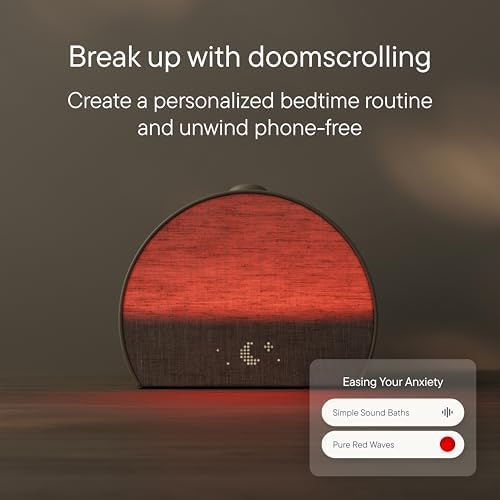 Hatch Restore 3 Sunrise Alarm Clock, Sound Machine, Smart Light (Putty) - White Noise, Screen-Free Sleep Routine (Pack of 2) - Image 3