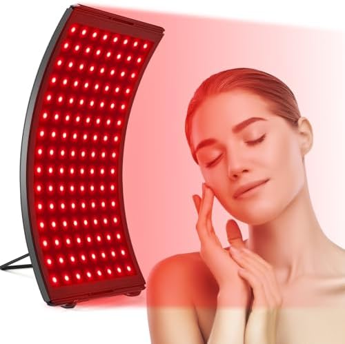 Red Light Therapy for Face,Infrared Red Light Therapy Lamp for Body,Red Light Panel for Back Device Skin Care at Home Muscles,Joints by Doinart