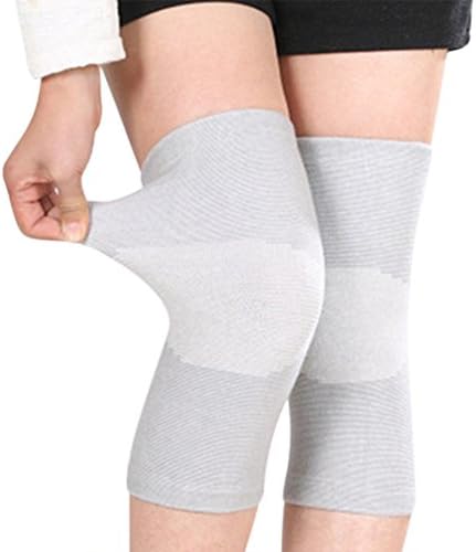 JUMISEE (One Pair Cotton Knee Sleeves for Knee Support, Circulation Improvement & Pain Relief Compression Knee Brace by JUMISEE