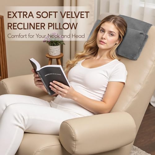 Neck Pillow for Recliner Chair, Adjustable Recliner Pillow for Headrest - Image 2
