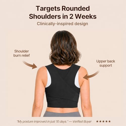 Fit Geno Invisilite Posture Corrector for Women Adjustable Upper Back Brace - Image 2