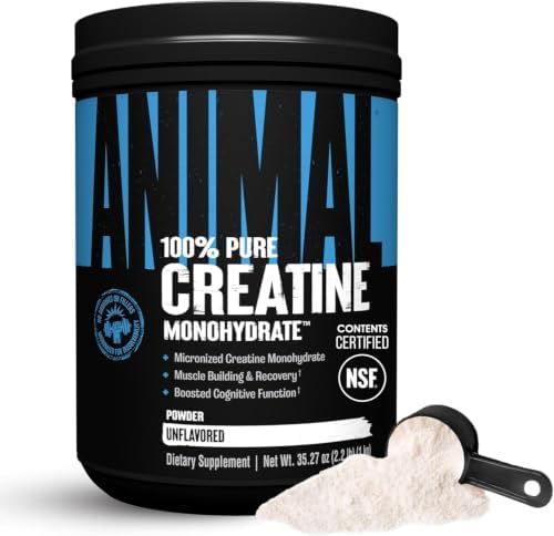 Animal Creatine Monoydrate Powder for Men & Women | Unflavored 1000g by Animal