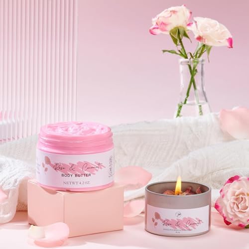 Mother's Day Gift for Mom Spa Gifts Bath Baskets Relaxing Spa Self Care Gift for Women Her Sister Wife Bridal Shower Gifts Box Home Bath Care Package Thank You Birthday for Women Friendship Ideas - Image 5
