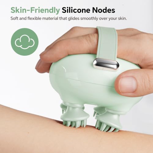 IOOKAN Scalp Massager, Electric Head Massage Scalp Stress Relax | IPX7 Waterproof, 3 Massage Modes Tangle-Free & 186 Massage Nodes, Head Neck Shoulder Pets Use, Gift for Dad Mom - Image 7