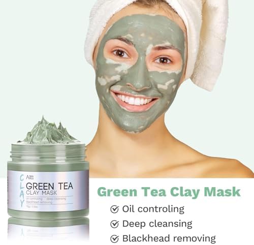 ANAI RUI 3-Pcs Face Mask Set -Turmeric, Green Tea, Dead Sea 2.5 oz Each - Image 6