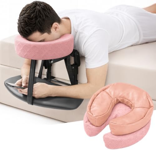 Massage Headrest for Bed, Head Holder & Face Cradle with Face Down Pillow by Unknown