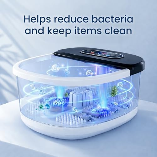 RIGHTMELL Foot Soaking Tub Foot Spa with Heat, Bubble, Ozone & Blue Light - Image 2