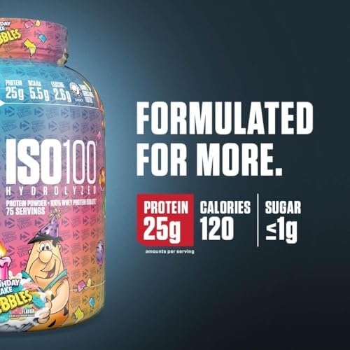 Dymatize ISO100 Protein Powder, 100% Whey Isolate, Birthday Cake - Image 2