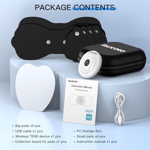 MASTOGO App-Controlled Wireless TENS and EMS Unit for Back Pain Relief. - Image 6